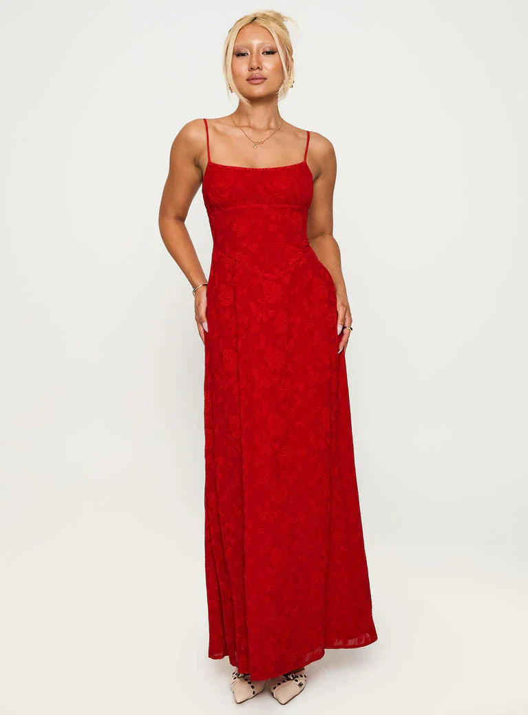 South Of France Maxi Elbise