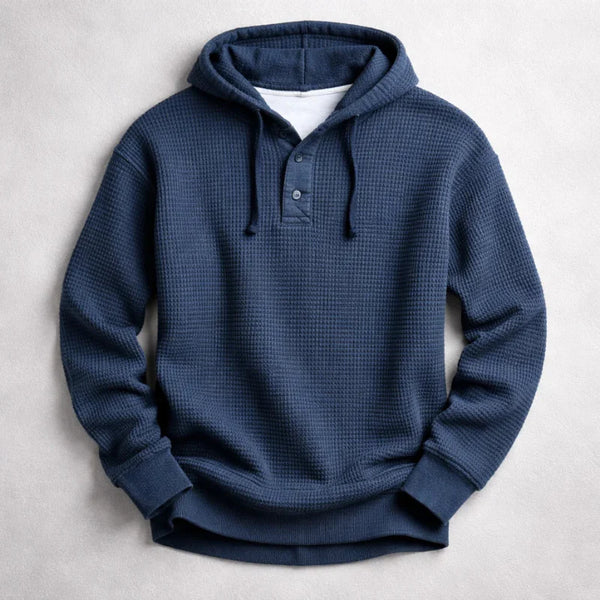 Petek Dokulu Kapüşonlu Sweatshirt