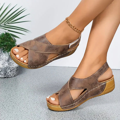 Deloris - Hafif ve Konforlu Dolgu Topuk Sandalet