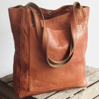 Elysia – Klasik Deri Tote Çanta