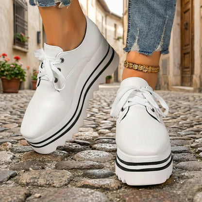 Ortopedik Platform Oxford Ayakkabıları