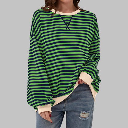 Çizgili Sweatshirt