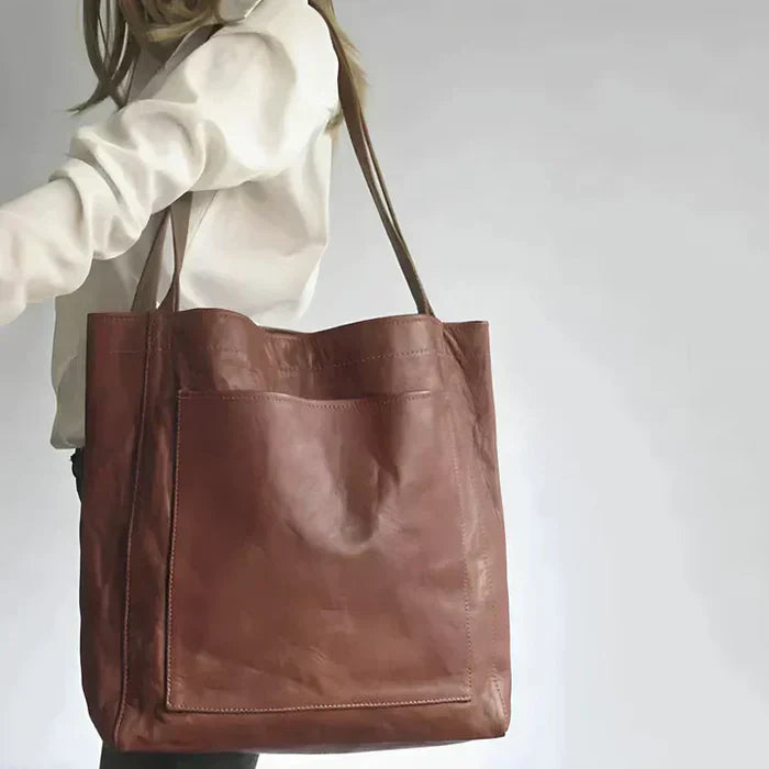 Elysia – Klasik Deri Tote Çanta