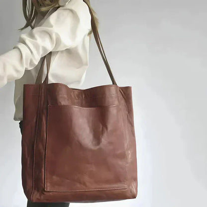 Elysia – Klasik Deri Tote Çanta
