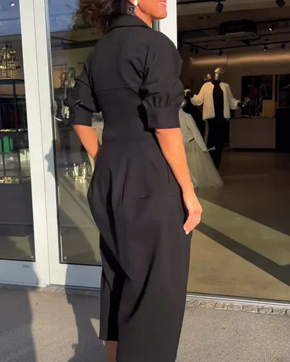 Karolin | Rahat Uzun Elbise