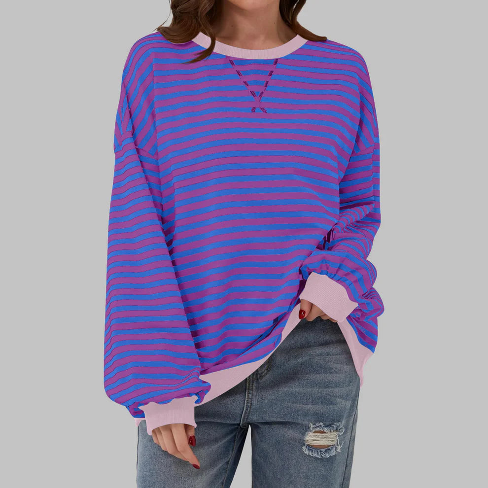 Çizgili Sweatshirt