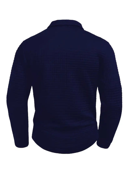SolloTrend™ Erkek Uzun Kollu Polo – Sıcak, Şık & Rahat