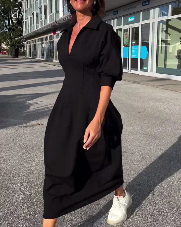 Karolin | Rahat Uzun Elbise