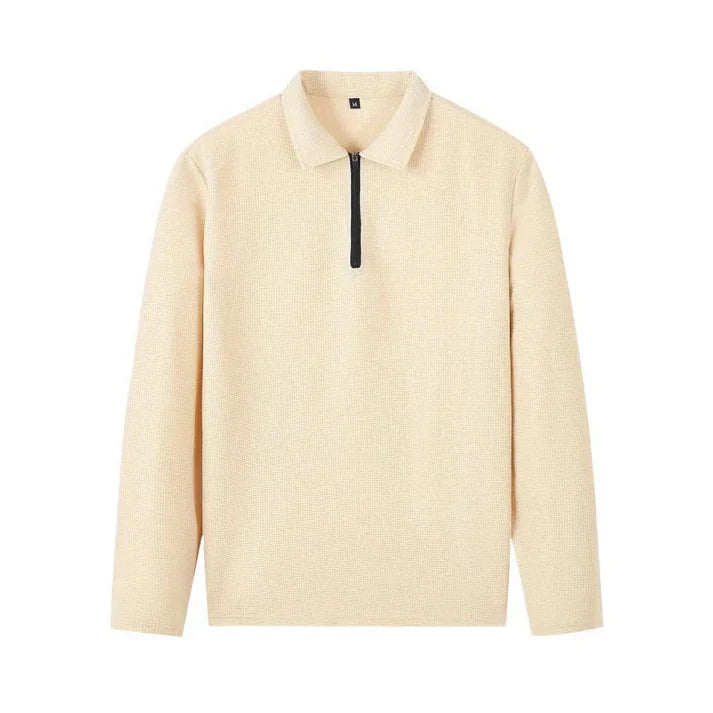 🏃👖 Waffle dokulu sweatshirt ve düz paça pantolondan oluşan erkek takımı